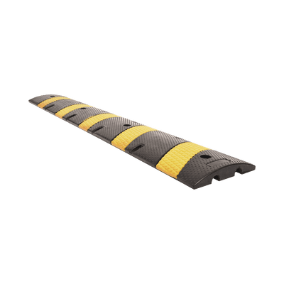 Reductor D / Velocidad / 183cm / 5 lineas amarillas / Hule Reciclado. imagen 3
