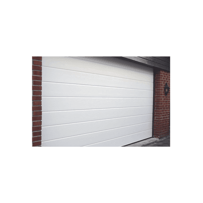 Puerta de Garage de Alta Calidad / Linea Central / Color Blanco 9X7 pies,  AISLADA, Estilo Americana. imagen 2