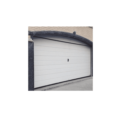 Puerta de Garage de Alta Calidad / Linea Central / Color Blanco 9X7 pies,  AISLADA, Estilo Americana. imagen 3