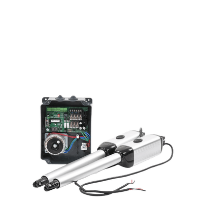 Kit de brazos para automatizar portones vehiculares abatibles de 2 hojas/ 3 Mts / 300 Kg / Uso solo residencial / Compatible con respaldo de energía imagen 2