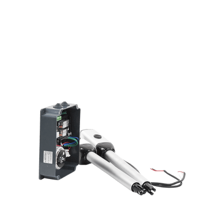 Kit de brazos para automatizar portones vehiculares abatibles de 2 hojas/ 3 Mts / 300 Kg / Uso solo residencial / Compatible con respaldo de energía imagen 3