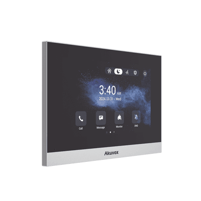 Monitor ANDROID / Soporta APP Android / Pantalla Touch Screen LCD 7" / WiFi / Punto WIFI / Bluetooth / PoE / SIP / 8 Entradas de Alarma / 1 Salida de Relé / Comunicación con App de Familiares / Administración 100 % en la Nube imagen 2