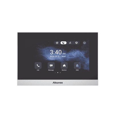 Monitor ANDROID / Soporta APP Android / Pantalla Touch Screen LCD 7" / WiFi / Punto WIFI / Bluetooth / PoE / SIP / 8 Entradas de Alarma / 1 Salida de Relé / Comunicación con App de Familiares / Administración 100 % en la Nube imagen 3