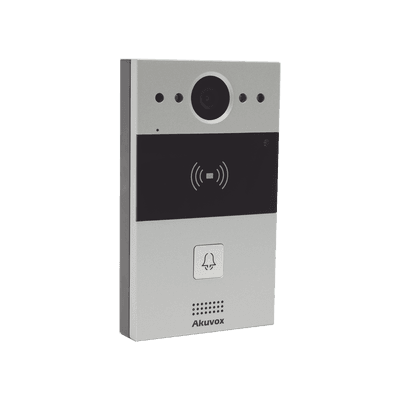 Videoportero de 1 Botón / Lector de Tarjetas MIFARE y PROX EM / Notificación a APP / 100% en la Nube / Notificación por Llamada Telefónica / SIP / ONVIF / IP65 / Cámara 2MP / Panel de Aluminio / Control de 2 Puertas imagen 3