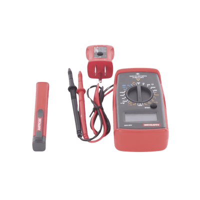 KIT Básico 3 en 1 con Multímetro Digital + Detector de Tensión sin Contacto + Comprobador de Fase GFCI imagen 4