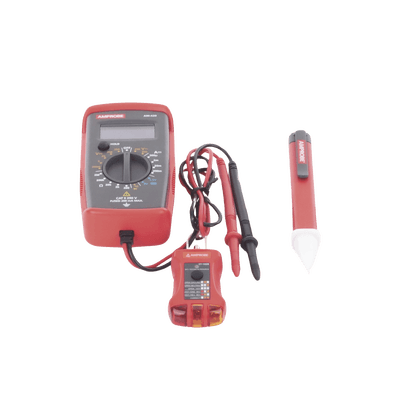 KIT Básico 3 en 1 con Multímetro Digital + Detector de Tensión sin Contacto + Comprobador de Fase GFCI imagen 3