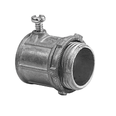 Conector de 1/2" para Tubo Pared Delgada con Tornillos Opresores.