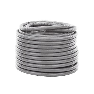 Tubo Flexible tipo Liquidtight de 3/4" (19 mm). Acero + PVC. Rollo de 50 Metros. imagen 2