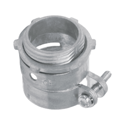 Conector recto para tubo flexible de 4" (102 mm).