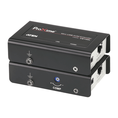 Extensor KVM USB | Acceso remoto PC | Hasta 100 m Cat5e | 1920x1200 | Protección ESD | Ajuste deskew