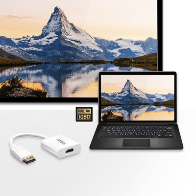 Adaptador de Entrada DisplayPort- Salida HDMI | 1080p | Compatible con audio | imagen 2