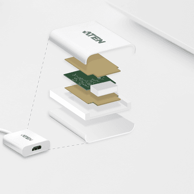 Adaptador de Entrada DisplayPort- Salida HDMI | 1080p | Compatible con audio | imagen 4