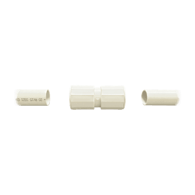 Manguito / Cople Morbidx IP67 libre de halógenos para unir tubería rígida de 40 mm (1 1/2") permite una instalación hermética no necesita pegamento