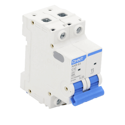 Pastilla para Riel Din, 2 Polos, 32 Amp, Vca:110/415v, 6kA, Catálogo: NXB632PC32. imagen 5