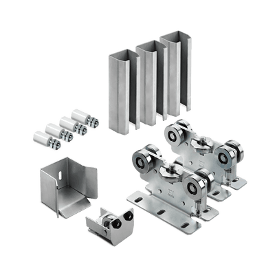 KIT para puertas autoportantes de hasta 3 m y 600 kg con rodillos de nylon imagen 7