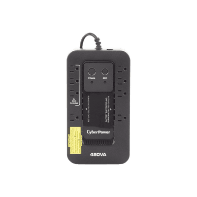 UPS de 450 VA/260 W, Topología Standby con Modo Ahorrador ECO, Entrada 120 Vca NEMA 5-15P, Con 8 Tomas NEMA 5-15R imagen 4