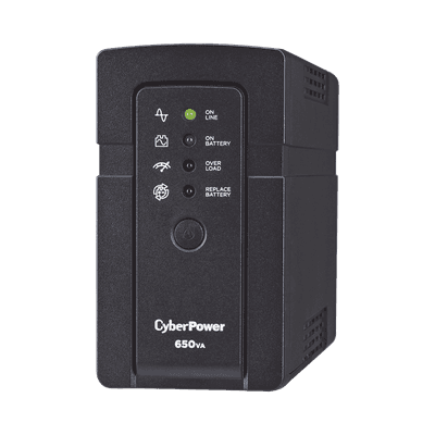 UPS de 650 VA/400 W, Topología Standby, Compacto, Entrada 120 Vca NEMA 5-15P, Con 3 Tomas Respaldo/Protección y 3 Tomas Solo Protección NEMA 5-15R imagen 3