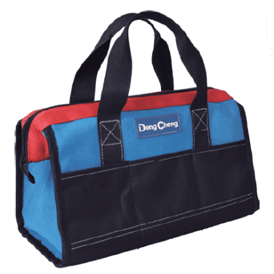 Bolsa Portaherramientas 16 in (40.6 cm) / Tejido Oxford Doble Capa / Múltiples Bolsillos Organizadores / Costura Reforzada en Cinturón