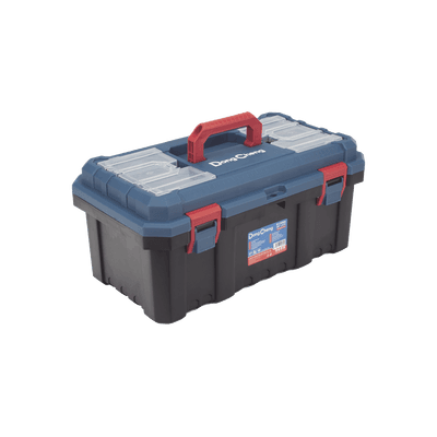 Caja de plástico Reforzada de 19 in. para Herramientas. imagen 4