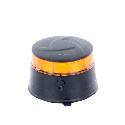 Baliza LED Recargable, Compacta y Discreta, Color Ámbar, Con Montaje Magnético y de Succión imagen 2