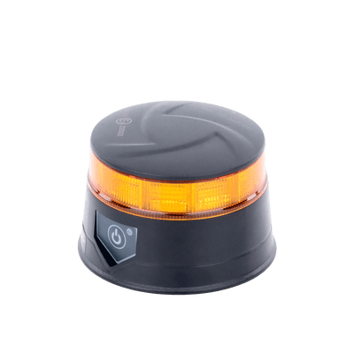 Baliza LED Recargable, Compacta y Discreta, Color Ámbar, Con Montaje Magnético y de Succión imagen 3
