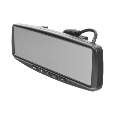 Sistema alámbrico de reversa con cámara y monitor de 4.3 pulgadas, Incluye cámara para placa de  170° imagen 3