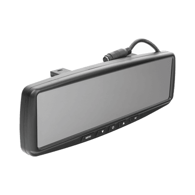 Sistema alámbrico de reversa con cámara y monitor de 4.3 pulgadas, Incluye cámara para placa de  170° imagen 2