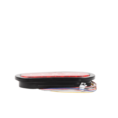 Plafón Ovalado de 7.5" Para Camiones de Transporte, 18 LED Ultra Brillantes, Color Rojo/Claro/Ambar imagen 4