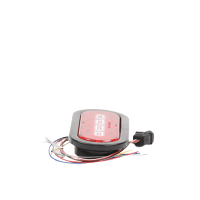 Plafón Ovalado de 7.5" Para Camiones de Transporte, 18 LED Ultra Brillantes, Color Rojo/Claro/Ambar imagen 3