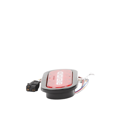 Plafón Ovalado de 7.5" Para Camiones de Transporte, 18 LED Ultra Brillantes, Color Rojo/Claro/Ambar imagen 2