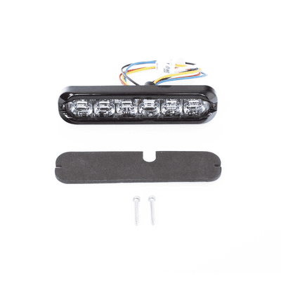 Luz perimetral , 12 LED Ultra Brillantes, Dual Color Ambar / Claro imagen 4