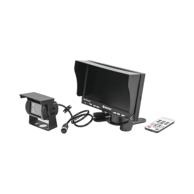 Camara de Reversa Alambrica y Monitor para Vehiculos de Trabajo y Montacargas