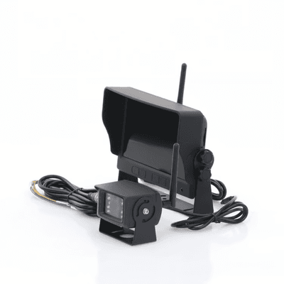 Camara de Reversa Inalambrica y Monitor para Vehiculos de Trabajo y Montacargas imagen 2
