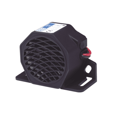 Alarma de Reversa Vehicular, 107 dBA, 12-24 Vcc