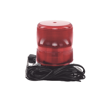Baliza LED color rojo con montaje magnético de succión de 7" de altura imagen 2