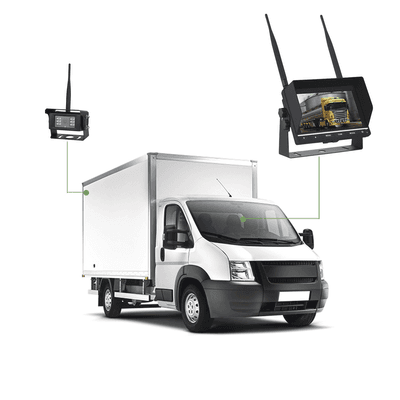 Sistema Profesional Inalámbrico de Cámara de Reversa Infrarroja y Monitor de 7" para Vehículos de Trabajo y Montacargas imagen 6