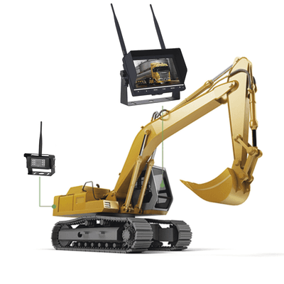 Sistema Profesional Inalámbrico de Cámara de Reversa Infrarroja y Monitor de 7" para Vehículos de Trabajo y Montacargas imagen 8