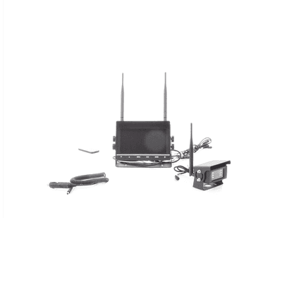 Sistema Profesional Inalámbrico de Cámara de Reversa Infrarroja y Monitor de 7" para Vehículos de Trabajo y Montacargas imagen 9