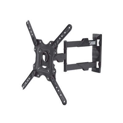 Montaje de Pared Articulado P4-NB / Pantallas de 32" a 55" / VESA 100x100 a 400x400 mm / Carga 27.2 kg (60 lbs) / Inclinación +8° a -5° / Giro 180° / Distancia de Pared 5 a 40 cm / Acero imagen 5