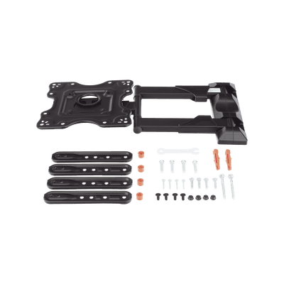 Montaje de Pared Articulado P4-NB / Pantallas de 32" a 55" / VESA 100x100 a 400x400 mm / Carga 27.2 kg (60 lbs) / Inclinación +8° a -5° / Giro 180° / Distancia de Pared 5 a 40 cm / Acero imagen 6