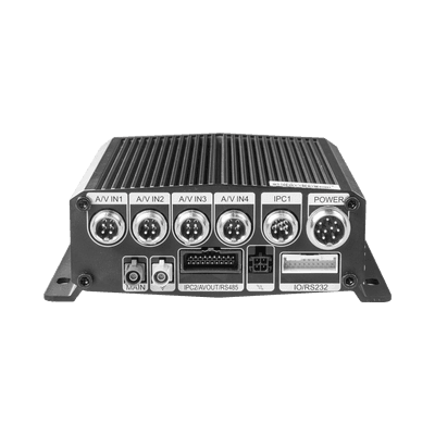 DVR Móvil / Multiplataforma / 4 Canales AHD + 2 canales IP/ Almacenamiento en Memoria Micro SD / H.265 / Chip IA Embebido / Soporta 4G / GPS imagen 2