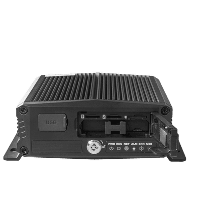 DVR Móvil / Multiplataforma / 4 Canales AHD + 2 canales IP/ Almacenamiento en Memoria Micro SD / H.265 / Chip IA Embebido / Soporta 4G / GPS imagen 3