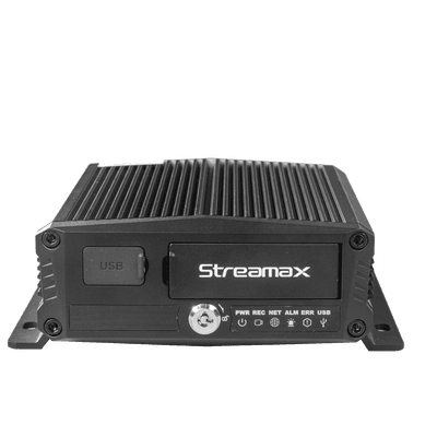 DVR Móvil / Multiplataforma / 4 Canales AHD + 2 canales IP/ Almacenamiento en Memoria Micro SD / H.265 / Chip IA Embebido / Soporta 4G / GPS imagen 4