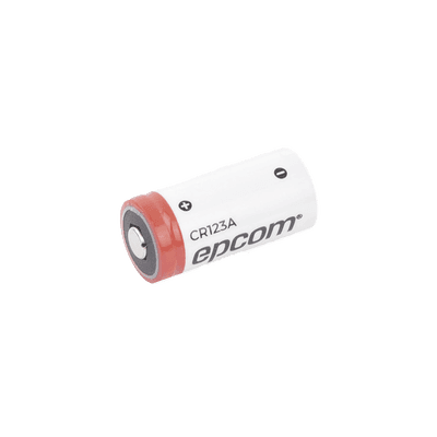 Batería de Litio CR123A / 3V / 1300 mAh / No Recargable / Acero Inoxidable / Operación -40°C a +60°C
