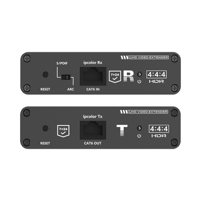 Kit Extensor HDMI hasta 700 metros con Conexión en Cascada / 4K @ 60 Hz/ 70 metros PTP con Cat 6, 6a y 7 / IPCOLOR / CERO LATENCIA / SIN COMPRIMIR / Salida Loop / IR bidireccional / Puerto S/PDIF / Soporta ARC / Soporta 10 TT-676-Rx. imagen 2