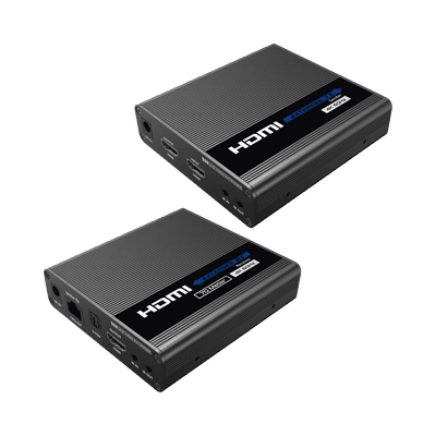 Kit Extensor HDMI hasta 700 metros con Conexión en Cascada / 4K @ 60 Hz/ 70 metros PTP con Cat 6, 6a y 7 / IPCOLOR / CERO LATENCIA / SIN COMPRIMIR / Salida Loop / IR bidireccional / Puerto S/PDIF / Soporta ARC / Soporta 10 TT-676-Rx. imagen 4