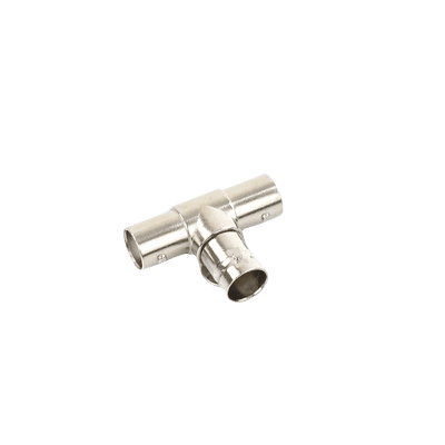 Adaptador en T para 75 Ohm de triple conectores BNC Hembras, Níquel/ Oro/ Teflón. imagen 4