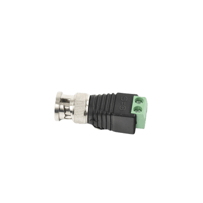 Adaptador de conector BNC macho a 2 terminales-tornillo para cables AWG-26-14, en aplicaciones Video Vigilancia, Níquel/ Oro/  PTFE y PVC. imagen 5
