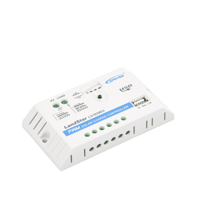 Controlador Solar PWM / 10A / 12/24V / Puerto USB / Indicadores LED / Tierra Positivo Común imagen 2