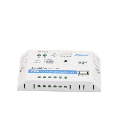 Controlador Solar PWM / 10A / 12/24V / Puerto USB / Indicadores LED / Tierra Positivo Común imagen 3